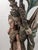 Large Vintage Balinese Polychrome Carved Wood Rama and Sita Sculpture, 32" For Sale - Image 12 of 17