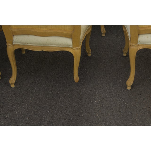 Late 20th Century Rare Set 10 Sally Sirkin Lewis for J. Robert Scott French Louis XV Dining Chairs, Late 20th Century For Sale - Image 5 of 6