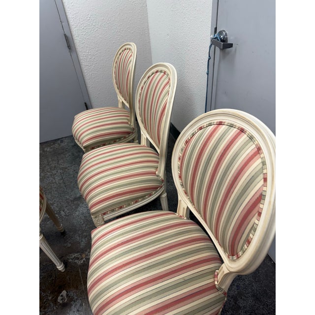 Ethan Allen Louis XVI-Style Side Chairs, Set of Four For Sale - Image 11 of 12