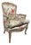 French Louis XV Bergere Chair, Gilded For Sale
