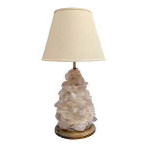Vintage Quartz Crystal Lamp by Carole Stupell