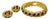 Piaget Bracelet and Earrings Set, 18 Karat Yellow Gold and Enamel For Sale
