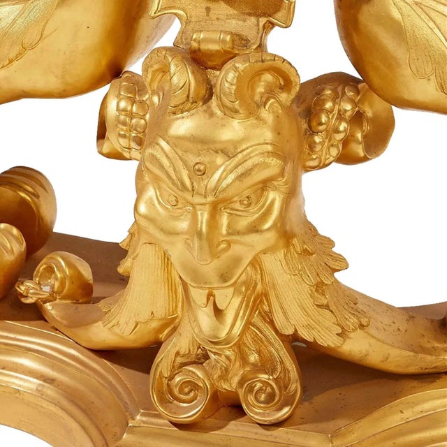 Early 20th Century Early 20th Century Italian d'Ore Figural Andirons "Apollo & Mars" - a Pair For Sale - Image 5 of 6