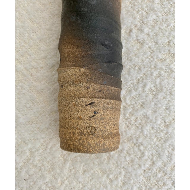 Atelier Pelagres Stoneware Wood Fire Ceramic Vases France, Circa 1950 - Set of 6 For Sale In Chicago - Image 6 of 13