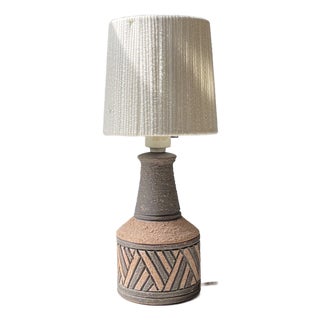 Vintage Italian Sgraffito Table Lamp from Fratelli Fanciullacci, 1960s For Sale