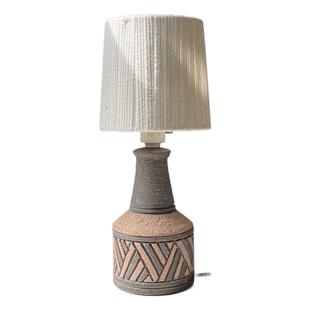 Vintage Italian Sgraffito Table Lamp from Fratelli Fanciullacci, 1960s For Sale