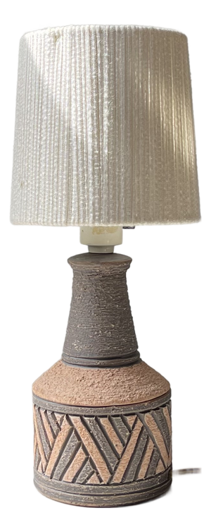 Vintage Italian Sgraffito Table Lamp from Fratelli Fanciullacci, 1960s