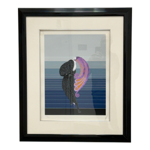 Circa 1977 Erté "Beauty and the Beast" Seriagraph, Framed