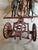 Black Large Vintage 21" Cast Iron 3-Horse Fire Pumper Wagon Toy - Utexiqual / Kenton Style For Sale - Image 8 of 18