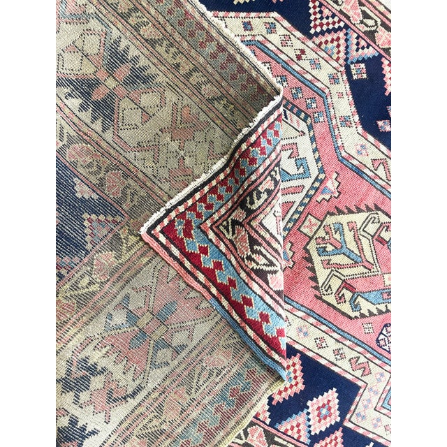 Antique Caucasian Seychour Rug, 4'6" × 10'4" For Sale - Image 10 of 10