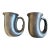 Mid 20th Century RWP Wilton Trumpet Pewter Beer Mug Pair -2 For Sale