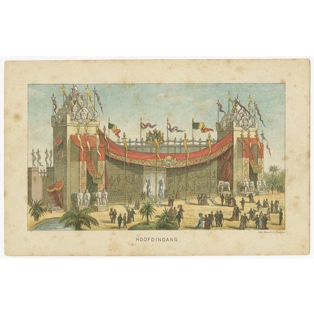 Views of Amsterdam and Dutch Colonies, 1883, Paper, Set of 18 For Sale - Image 9 of 18