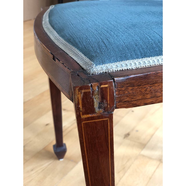 Pair of Antique Mahogany Hepplewhite Revival Chairs Denmark 1900s For Sale - Image 17 of 18