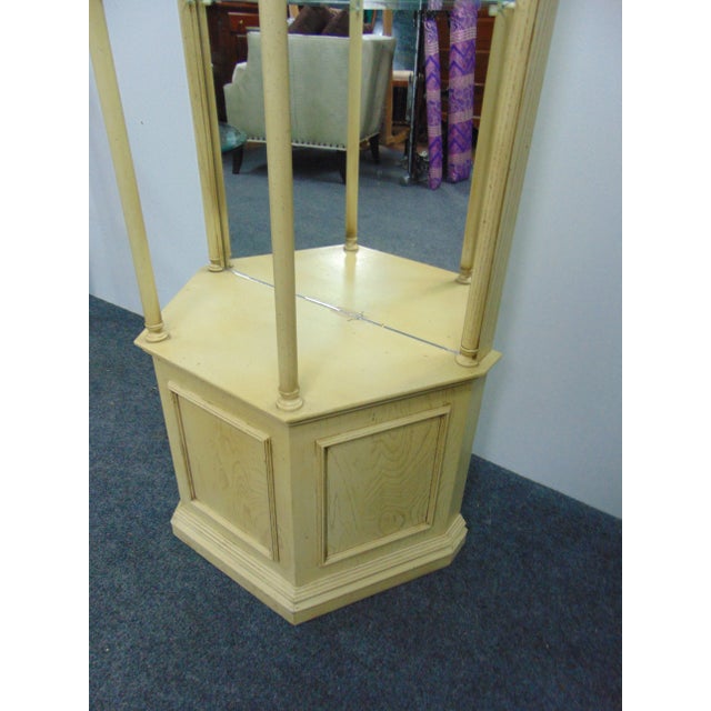 Italian Style Open Curio Cabinet For Sale - Image 4 of 7