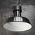 Vintage Factory Pendant Lamp in Black Enamel and Cast Iron by GAL For Sale - Image 5 of 6