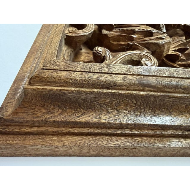 Sea Creatures 3 Dimensional Wood Carving For Sale - Image 10 of 17