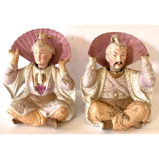 Pair of German Porcelain Chinoiserie Earthquake Predictors For Sale - Image 11 of 11