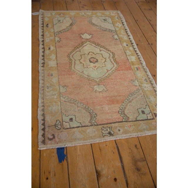 Old New House Vintage Distressed Oushak Rug - 2'10" x 5' For Sale - Image 4 of 12
