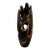 A 1980s Vintage Organic Modern Hand Carved Wood Sculptural Vase For Sale