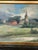Textile 20th Century Dutch Village Oil on Canvas For Sale - Image 7 of 8