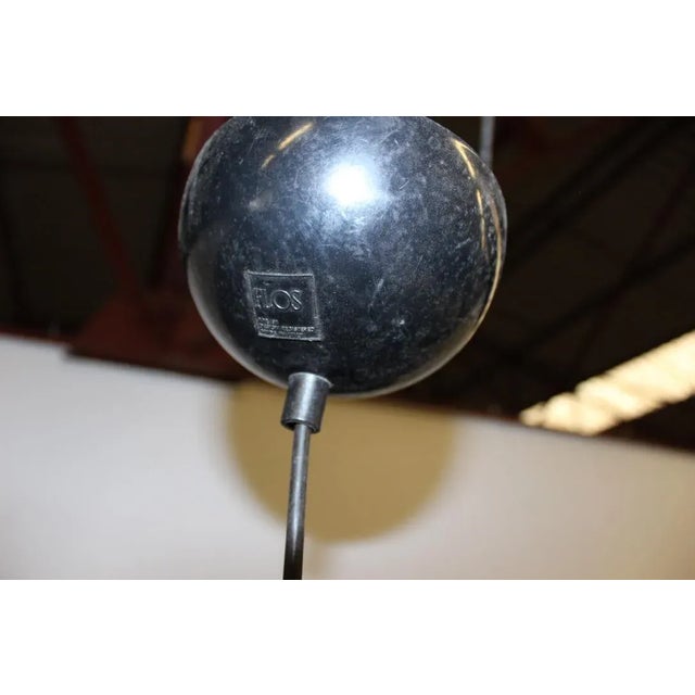 Black & White Sheet Metal Ceiling Lamp from FLOS, 1980s For Sale - Image 3 of 9