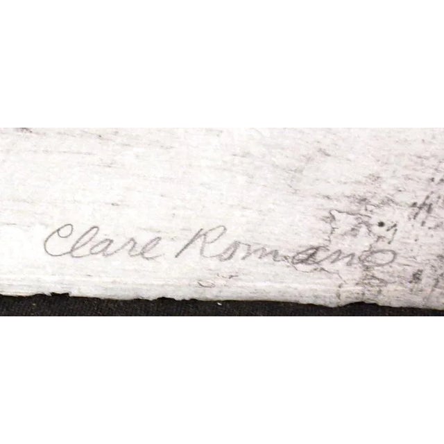 Contemporary Clare Romano "Night Canyon" Hand Signed Limited Edition Collagraph Etching For Sale - Image 3 of 6