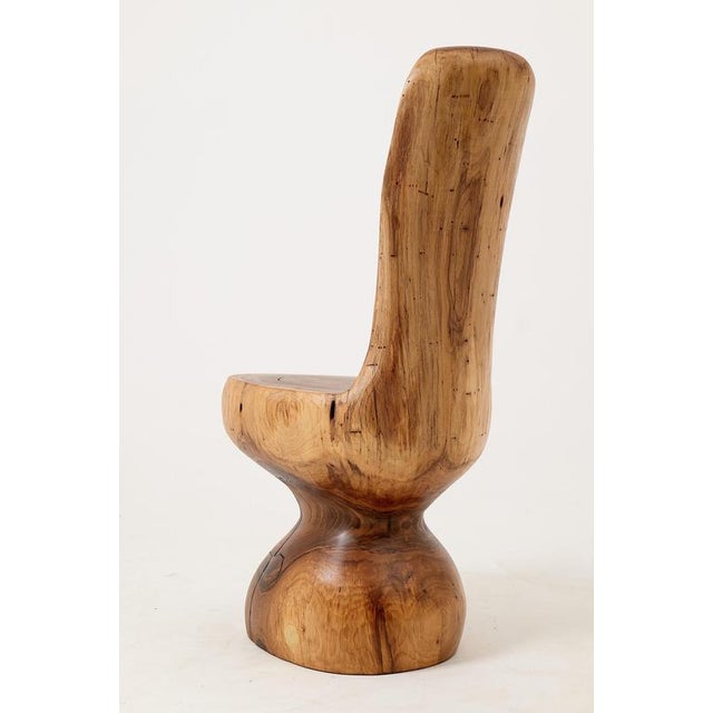 Chair in Walnut Wood by Logniture For Sale - Image 9 of 18