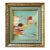 Contemporary Soft "Petals" Oil Painting in Vintage Frame For Sale