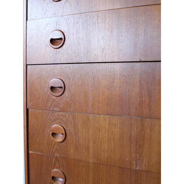 Vintage Danish Chest of Drawers in Teak, 1960s For Sale - Image 10 of 11