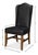 Leather Wingback Dining Chairs in Black, Sets of 2 For Sale - Image 11 of 11