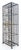 Mid-Century Modern Very Large 96 Bottles Cage Shape Wine Rack Locker Wrought Iron For Sale - Image 3 of 15