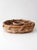 Vintage wicker chip and dip basket featuring a woven center well designed for dips, nuts, olives, or other small bites....
