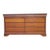 Vintage Grange Louis Philippe Solid Cherry Eight-Drawer Dresser For Sale