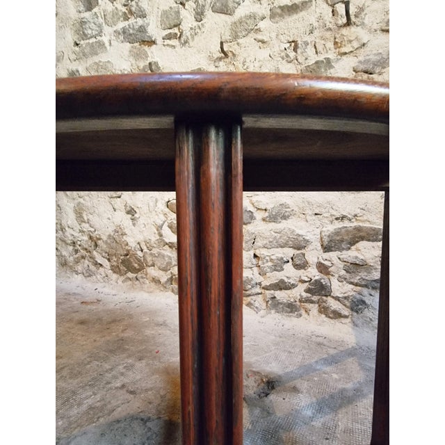 Vintage Oak Nesting Table Set, France, 1960s, Set of 3 For Sale - Image 14 of 18