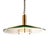 Mid-Century Modern Vintage Pendant Lamp in Brass and Glass from Hillebrand Leuchten, Germany, 1970s For Sale - Image 3 of 12