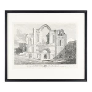 West Front of Castle Acre Priory by John Sell Cotman, 1813