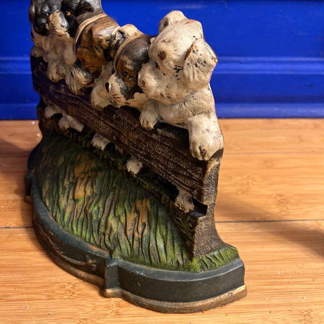 1970s Metal Small Dog Paper Weight Chairish