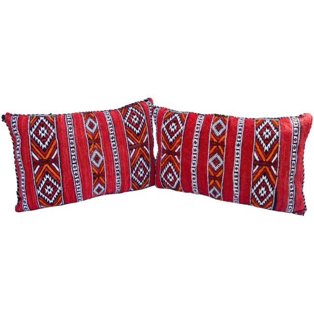 This beautiful pair of vintage pillows have a rustic Southwestern-style pattern and soft textural finish, making it a key...