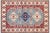 Boho Chic Kazak Blue/Beige Wool Rug - 5'8''x8'0'' For Sale - Image 10 of 10