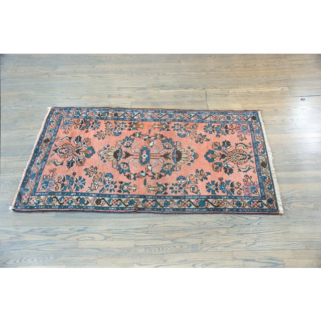 Early 20th Century Persian Lilihan Rug For Sale - Image 4 of 14