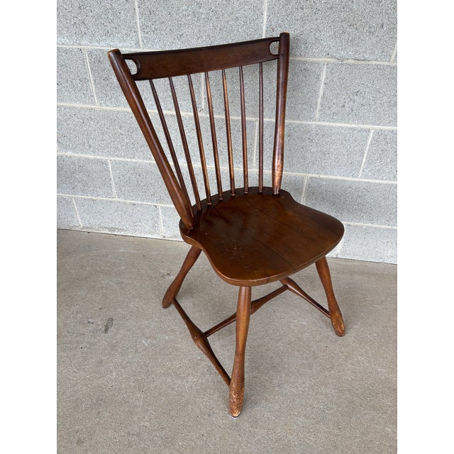 Sprague & Carleton Antique Birdcage Style Maple Side Chairs - Set of 4 For Sale In Philadelphia - Image 6 of 9
