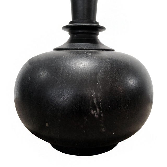 Mid 20th Century Mid 20th Century Black Marble Vase For Sale - Image 5 of 12