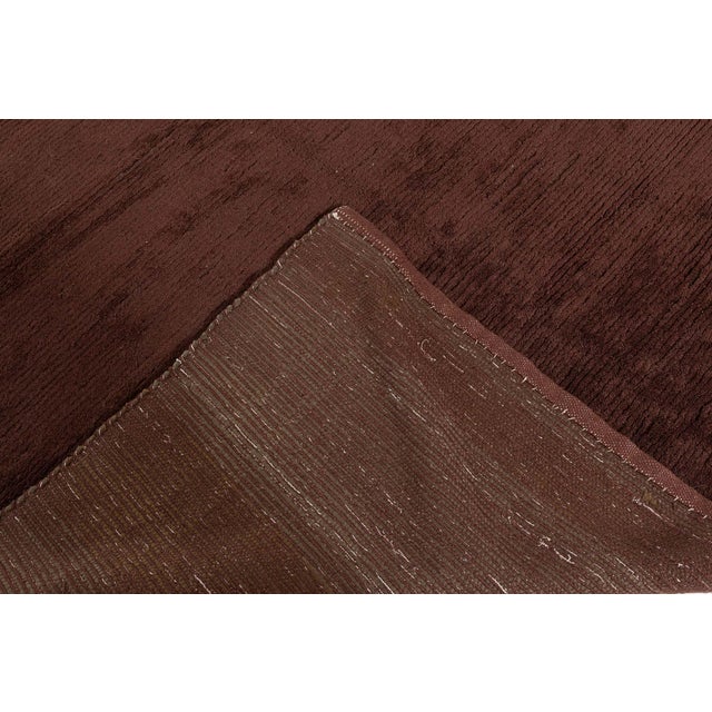 Textile Doris Leslie Blau Vintage Moroccan Brown Rug For Sale - Image 7 of 7