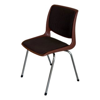 Bendt Winge Norwegian Modern Chair Mid Century Chrome Chair 1970s For Sale