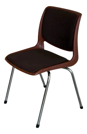 Bendt Winge Norwegian Modern Chair Mid Century Chrome Chair 1970s