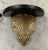 Pair of Vintage Brass Clam Shell Sconces With Black Wood Shelves for Nautical, Palm Beach Regency & Grandmillennial Styles+ See Pics! For Sale - Image 11 of 11