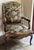 Textile 9th Century French Louis XV-style Armchair With Floral Needlepoint Tapestry For Sale - Image 7 of 15