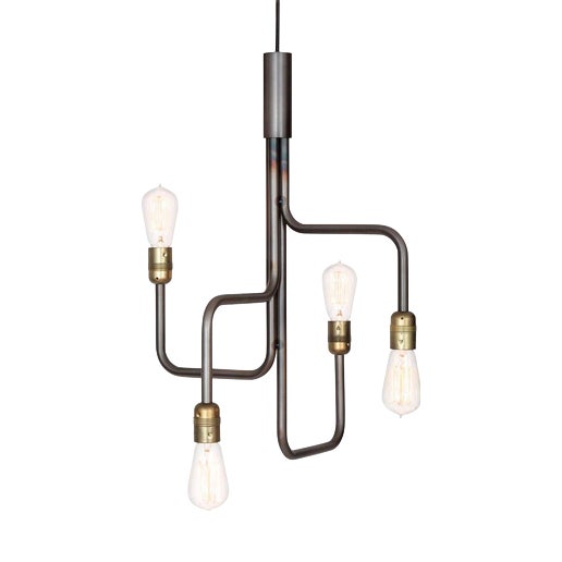 Small Black Oxide Strapatz Celling Lamp by Sabina Grubbeson for Konsthantverk Tyringe For Sale