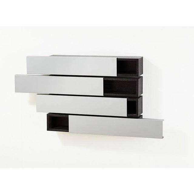 Contemporary A-Line Horizontal Shelves by Shigeru Uchida for Pastoe, 1999, Set of 4 For Sale - Image 3 of 9