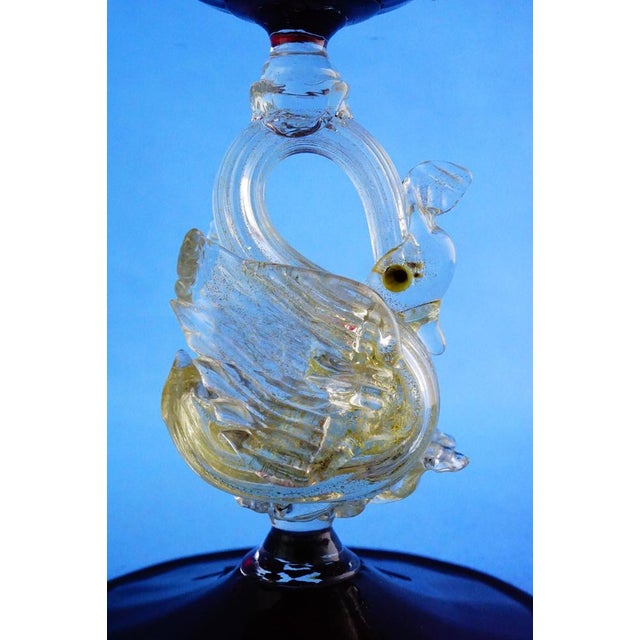 Vintage Tipetto Veneziano Stand in Murano Glass from Salviati & C., 1950s For Sale - Image 17 of 18